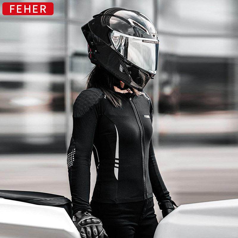 FEHER摩托车软甲骑行服男女夏季机车透气轻薄舒适高弹力防护甲衣