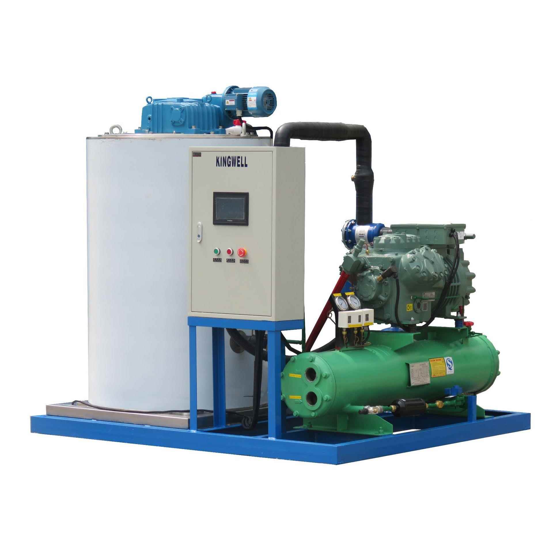 广州KW-F10分厂家1直供日产0大型片冰机 快速制吨冰机 工业制冰机