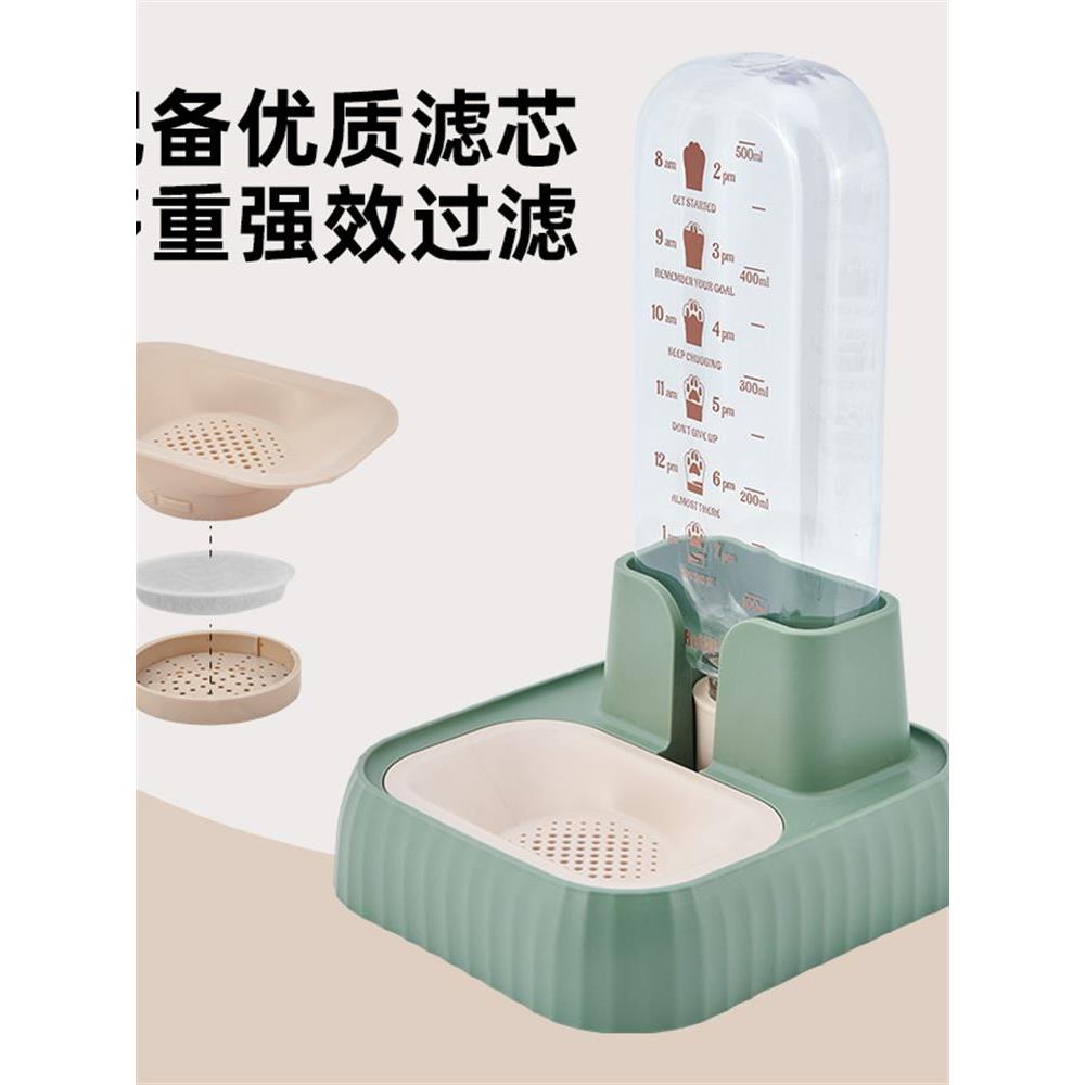 宠物饮水机猫咪自动饮水器活水循环过滤大容量猫咪食具泰迪饮水碗