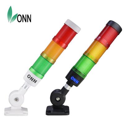 onn欧恩M4led三色灯多层指示灯可折杆盘式机床灯具警示灯带蜂鸣器