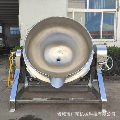大型煮粮食设备 不锈钢可翻转黄豆煮锅 食品厂导热油加热玉米煮锅