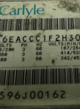 Carrier开利半封闭螺杆压缩机空调冷冻制冷机6EACCC1F2H30