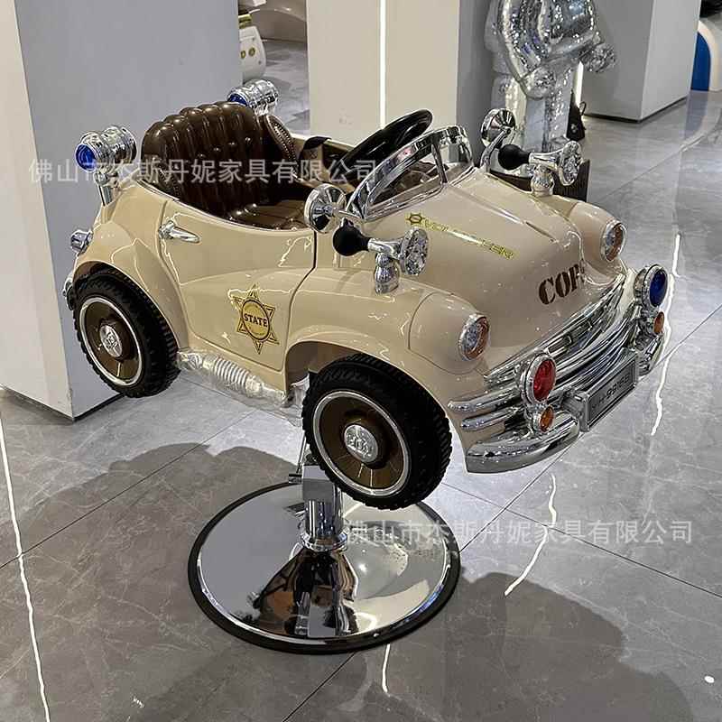 网红发儿童汽车理发JS-BB02椅廊孩子小电动卡通玩具剪升降发椅美