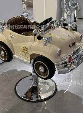 网红儿头童汽洗车理发椅子小孩美电动卡通玩具剪JS-BB02发升降发