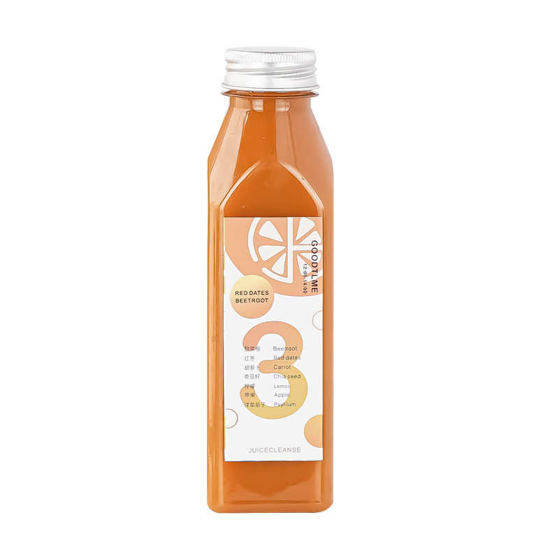 350ml-400ml-500ml轻断食果蔬汁瓶子网红奶茶瓶果汁塑料瓶饮料瓶