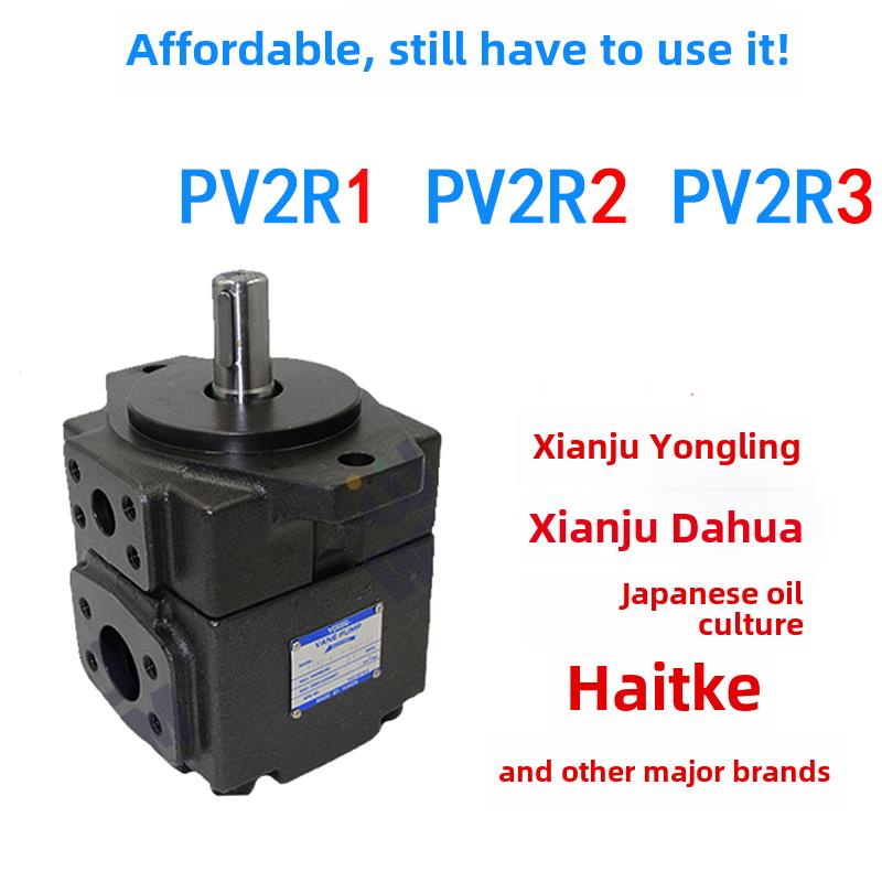 高压叶片泵Pv2R1液压油泵永菱Pv2R2定量液压泵总成配件Pv2R3泵头