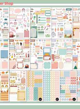 Planner Stickers 24 Sheets 1700 For Diary Stickers Notebook