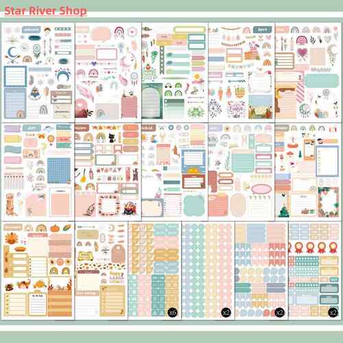 Planner Stickers 24 Sheets 1700 For Diary Stickers Notebook
