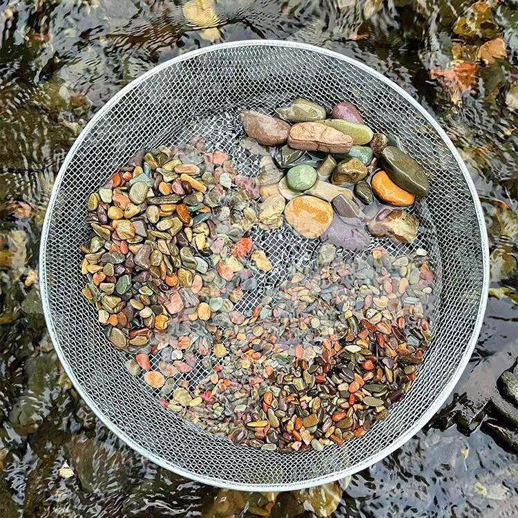 溪流石溪流砂鱼缸造景装饰天然底沙过滤水草原生水族