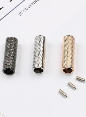 D022金属绳头扣拧螺丝卫衣帽绳箱包diy吊钟绳扣尾夹止滑扣