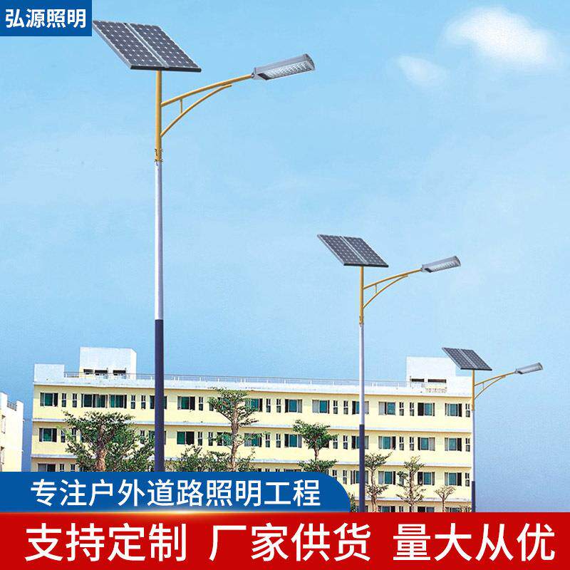 led市电路灯市政工程品质0米5米高杆灯市电2米双头220v灯头