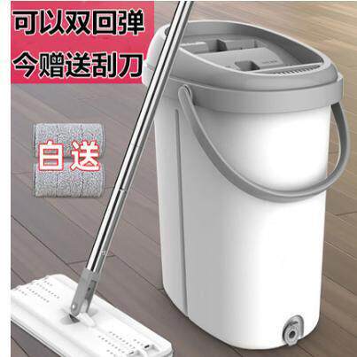 平板拖把洗脱刮刮乐免手洗一拖净干湿两用网红懒人2024年新款拖把