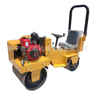 全成小型压路机 座驾式沥青双钢轮轧道机 手扶式驾驶式草坪压实机