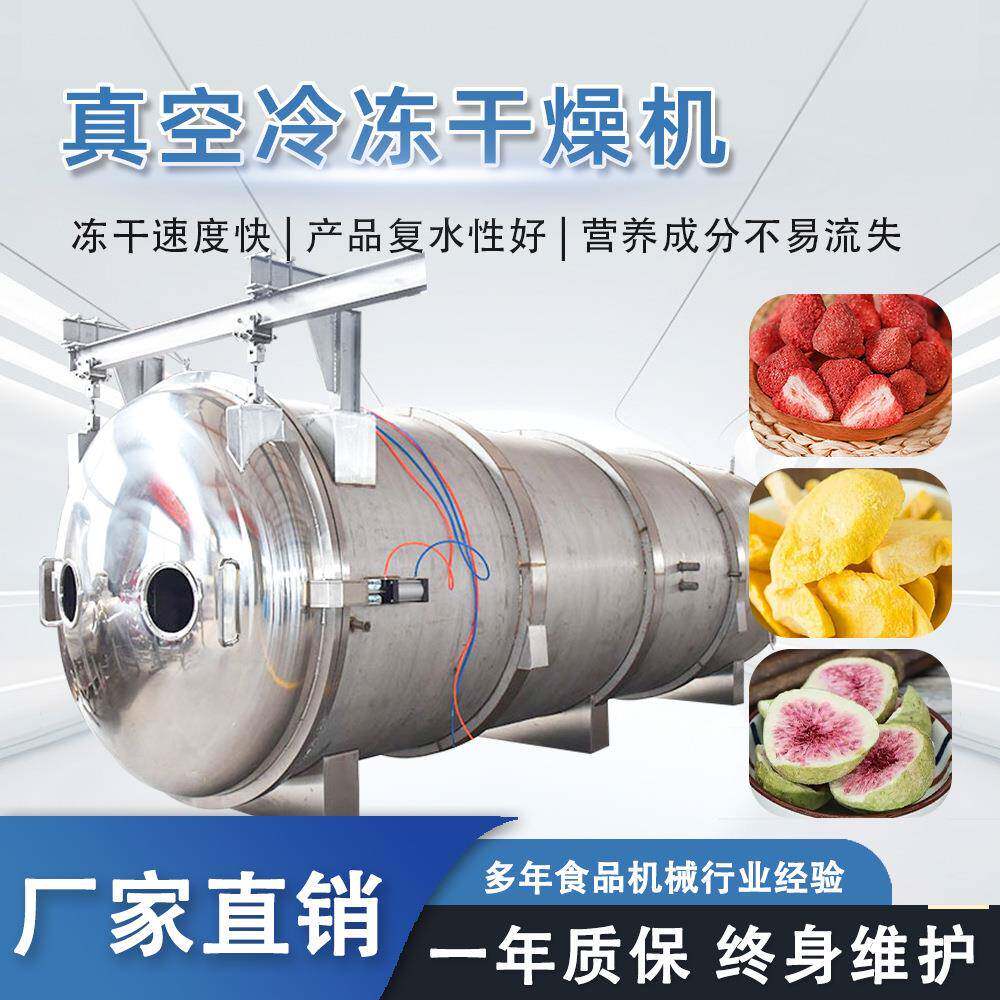 低耗能宠物食品冻干机食品厂大型草莓菠萝蜜秋葵冻干设备