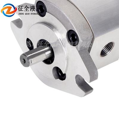 轮征HGP-A1-F8全R微型齿泵小型油泵机KUM械机床液压高压增压齿轮