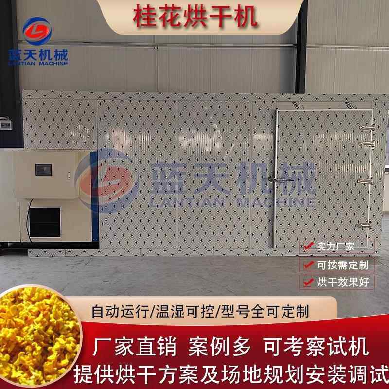 桂花烘干机 大型免硫磺桂花十里香烘烤设备 广西百合桂花茶烘干房