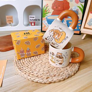 Ceramic Cat Cup Mug Gift 350ML Student Cute