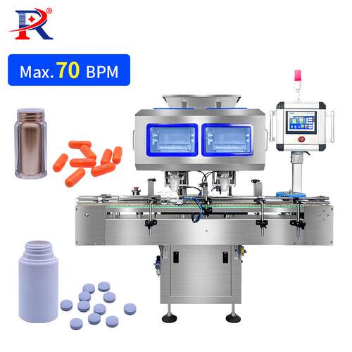 Auto Capsule Counter tablet Bottle-Filling Machine 數粒機
