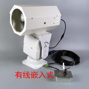 航海行大型货船用DC24V探照灯遥控游艇旋转船舶220V远射led投聚光