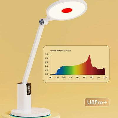 优童U8Pro+红光台灯哺光台灯儿童书桌阅读写字台灯护眼学习专用