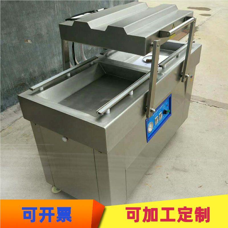 商超烧鸡爪真包装鸡封机 翻盖TTS式冻品口台式烤肠双室真空包空装