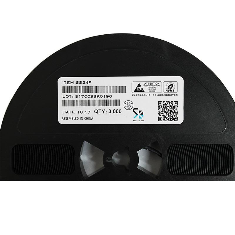 厂家直销整流二极管SS24FSMAF封装2A/40V贴片肖特基二极管