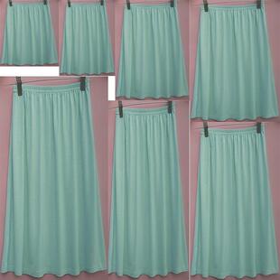 Women's inner lining skirt, anti penetration half skirt,