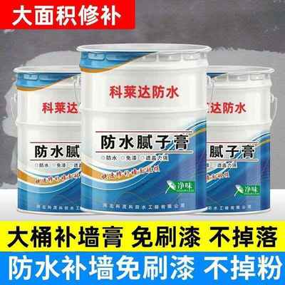60斤修大534漆桶墙膏家用内墙装腻子粉补刮大白石膏板涂料免补墙
