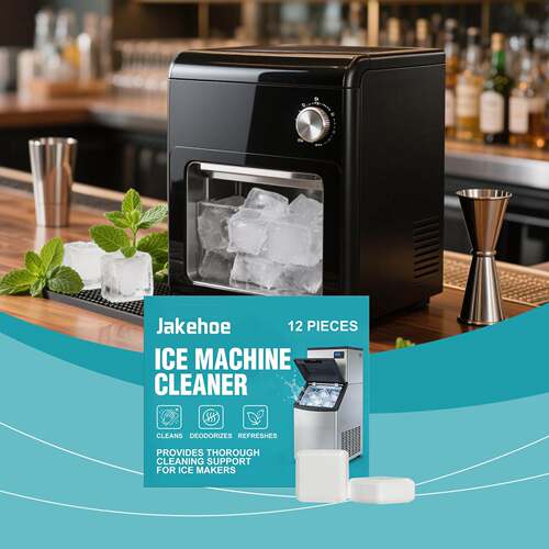 JAKEHOE Ice Maker Cleaning Tablets - Portable Cleaning Table