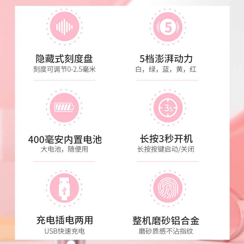 秋芙堂微针仪器电动飞梭笔针头家用水光中胚脸部纳米微晶导入