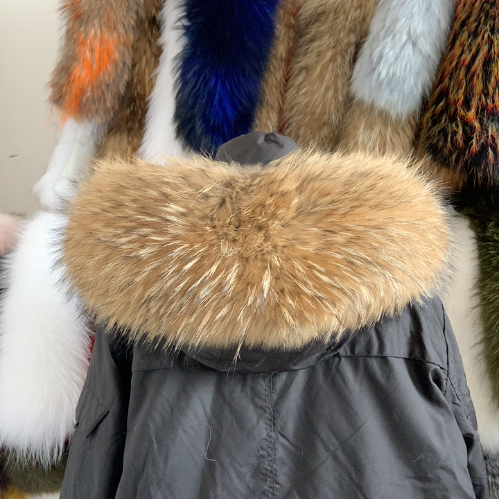 真貉子狐狸毛领特价炸炸