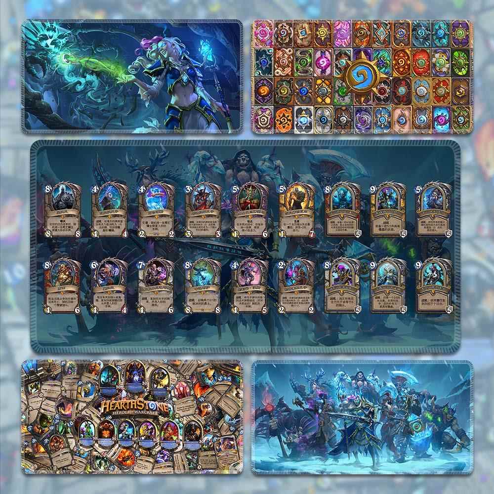 鼠标垫炉石传说：魔兽英雄传游戏竞电脑周边键盘垫超大号定制桌垫