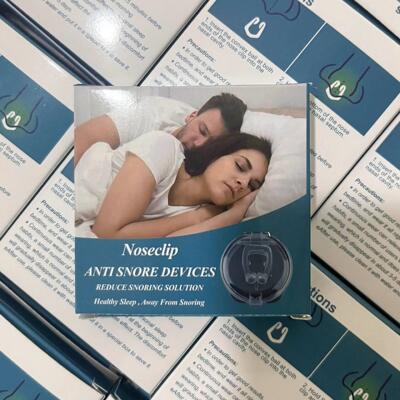 Anti Snore Stop Snoring Nose Clip Silicone Magnetic Sleep