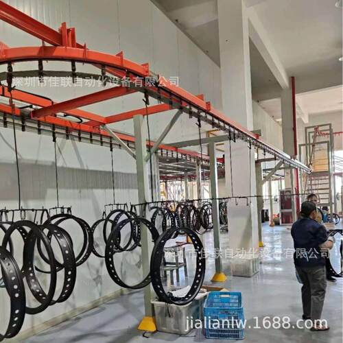 吊篮悬挂流水线工业悬挂线全自动悬挂链式输送线空中输送吊挂线