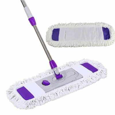 平板拖把大号平托布套式托把地拖木地板尘推墩布旋转平推吸水拖布