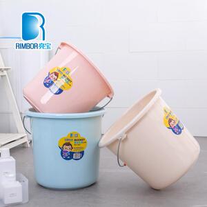 亮宝家用水桶加厚手提塑料水桶洗衣洗澡桶学生宿舍储水桶圆桶