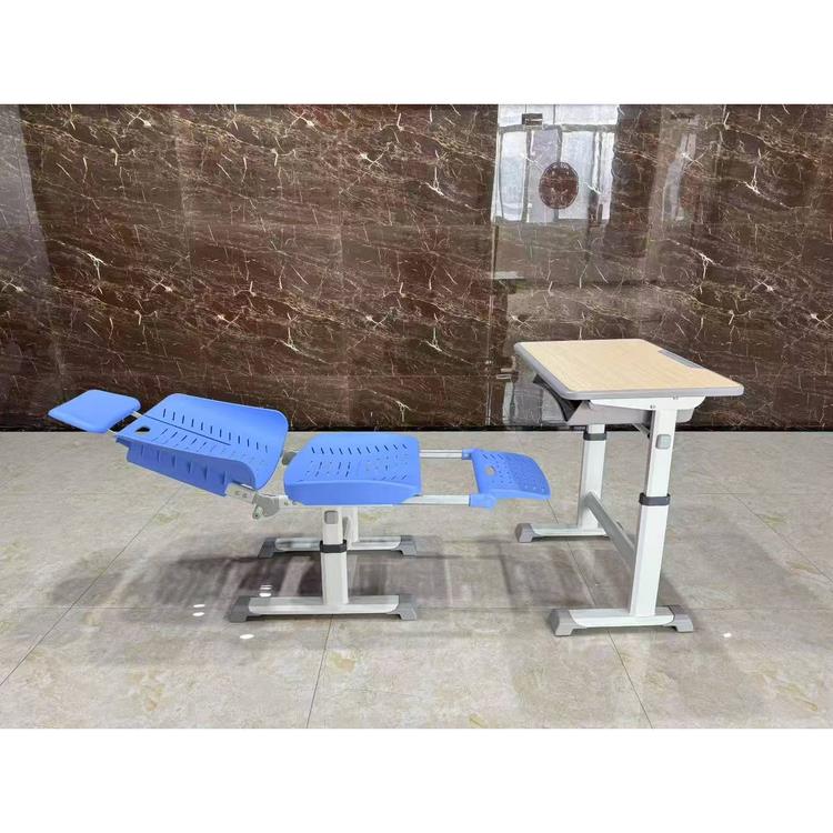 午休课桌椅可躺式培训班书桌中小学校课桌椅组合简约现代学生桌椅
