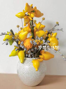 五代果花瓶陶瓷花器水培干培插花摆放中式高级感景德镇陶罐养花