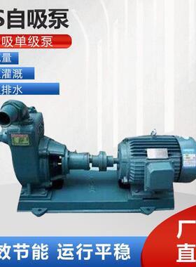NS-100农用自吸泵/灌溉农田/喷灌水泵/4寸口径排水泵