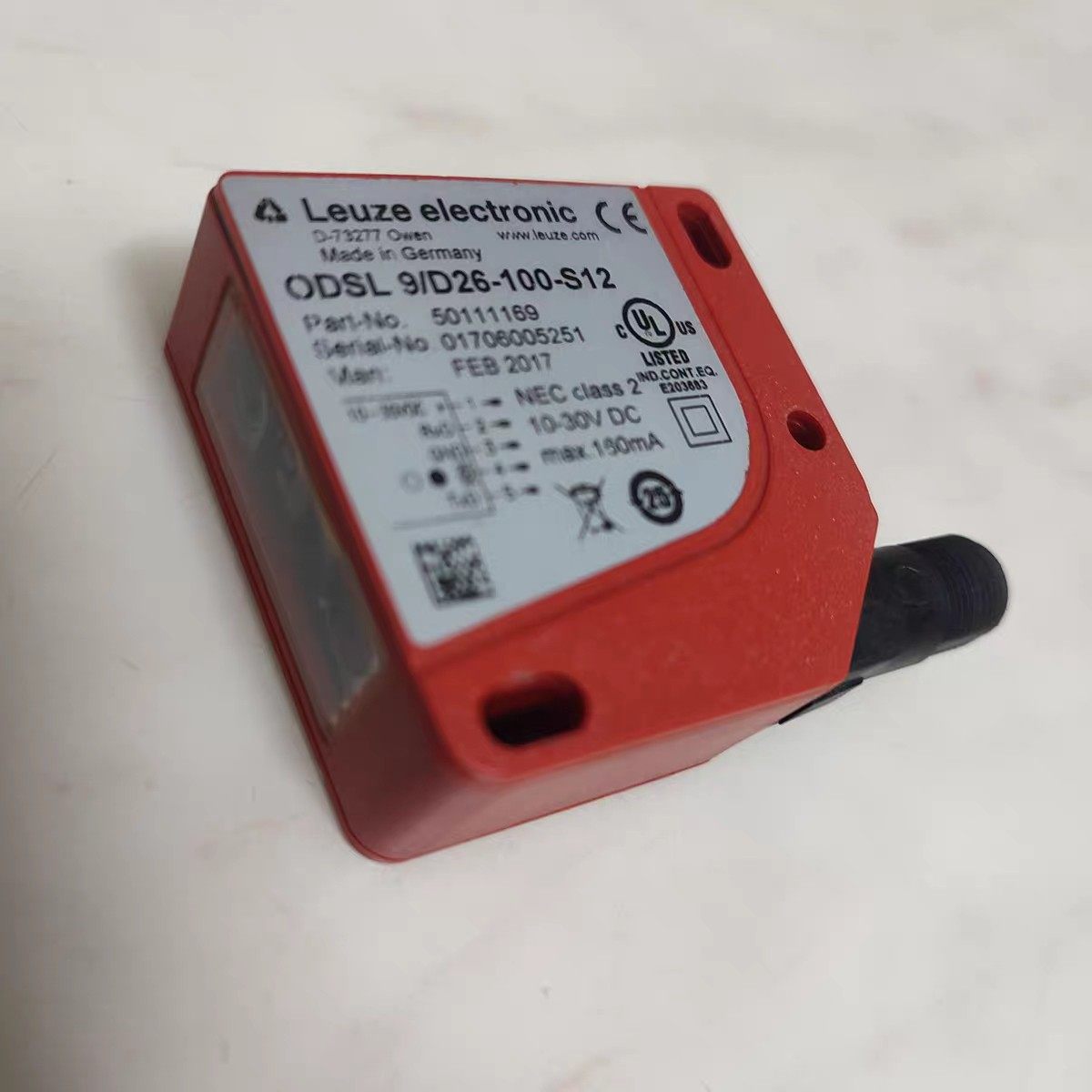 ODSL9/d26-100-S12劳易测HRT25B/L6X