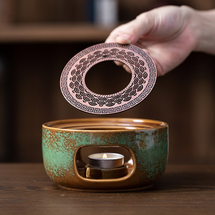 温茶炉蜡烛煮茶炉茶壶底座温茶器加热炉烘茶炉煮茶器小火炉提香器