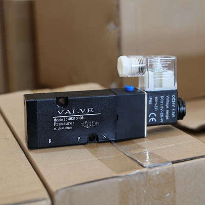 气动电磁阀4M310-08电磁阀气动控制器气阀换向4V210球阀开关阀门