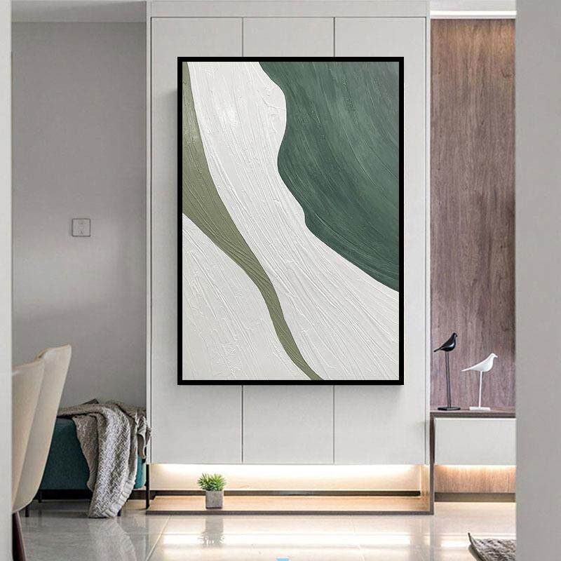 设计师热销款手绘油画酒店家居客厅艺术挂画玄关装饰画手工肌理画