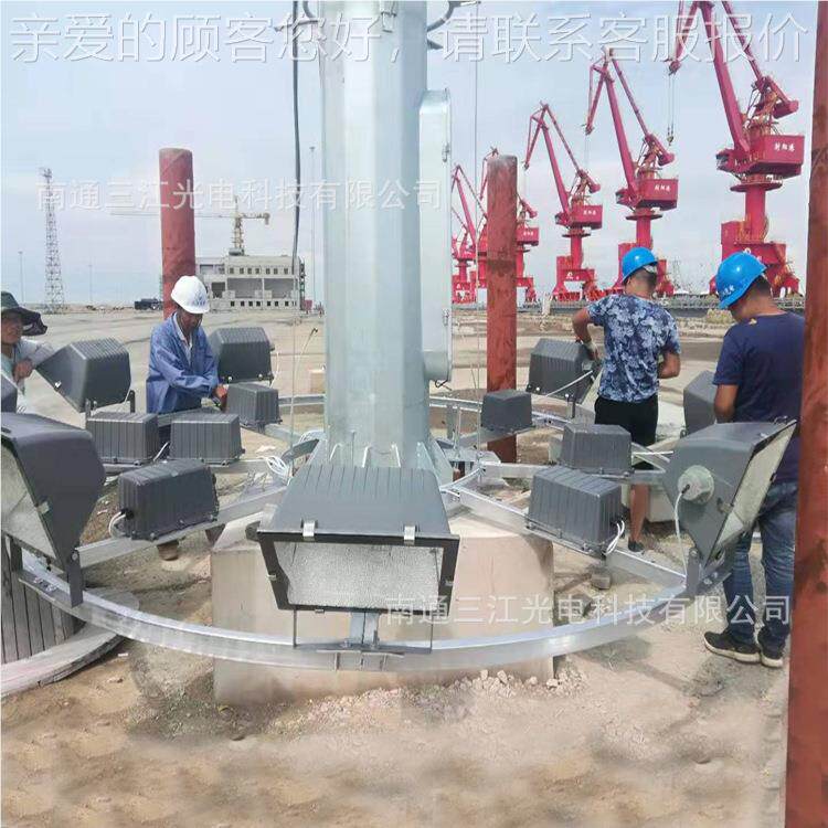 1米高杆灯 苏江南通5生产厂家，VBX包安光装，LED投灯，LED塔吊灯