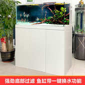 溪流客厅白超暖三湖缸创意天然生缸缸鲷鱼缸慈生态石原水族箱鹅