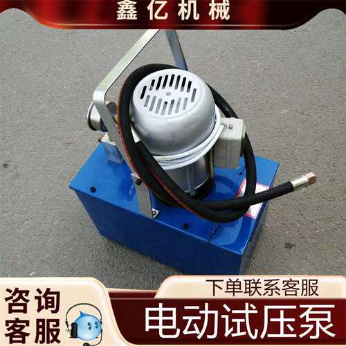 小型电动打压泵地暖试压泵60公斤管道打压机电动试压泵