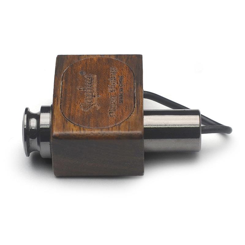 S2手工原木拾音器贴片拾音器免开孔6.35输出口