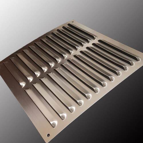 不锈钢板外墙防雨百叶窗冲孔盖板遮挡板通风散热出风口汽车换气窗