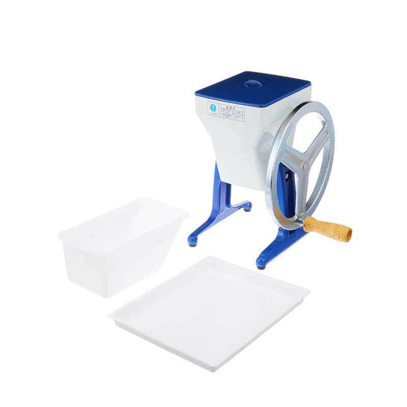 商用手动碎冰机日式水子氷子手摇碎冰机刨冰机颗粒冰奶茶店酒吧