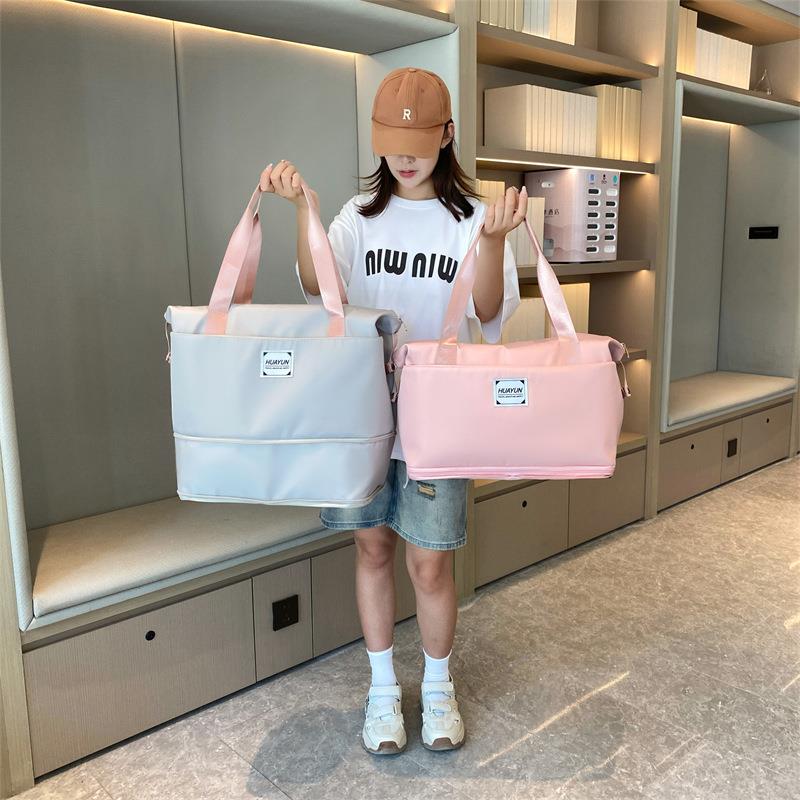 新款可折叠旅行包短途手提超大容量健身包轻便待产收纳出差行李袋